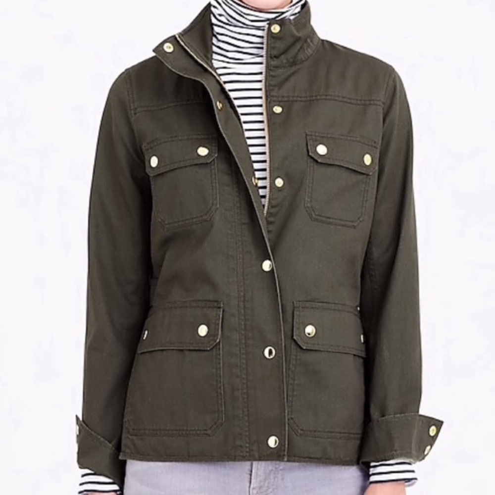 ☀️ J. CREW Relaxed Boyfriend Field Jacket